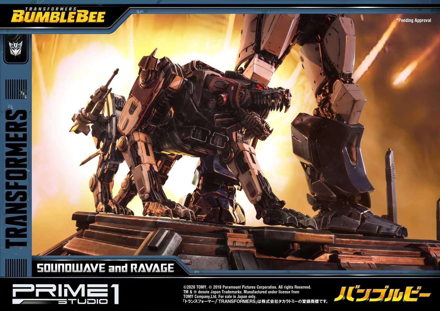 SOUNDWAVE RAVAGE(Liên Hệ) resin statue prime 1 studio anime figure
