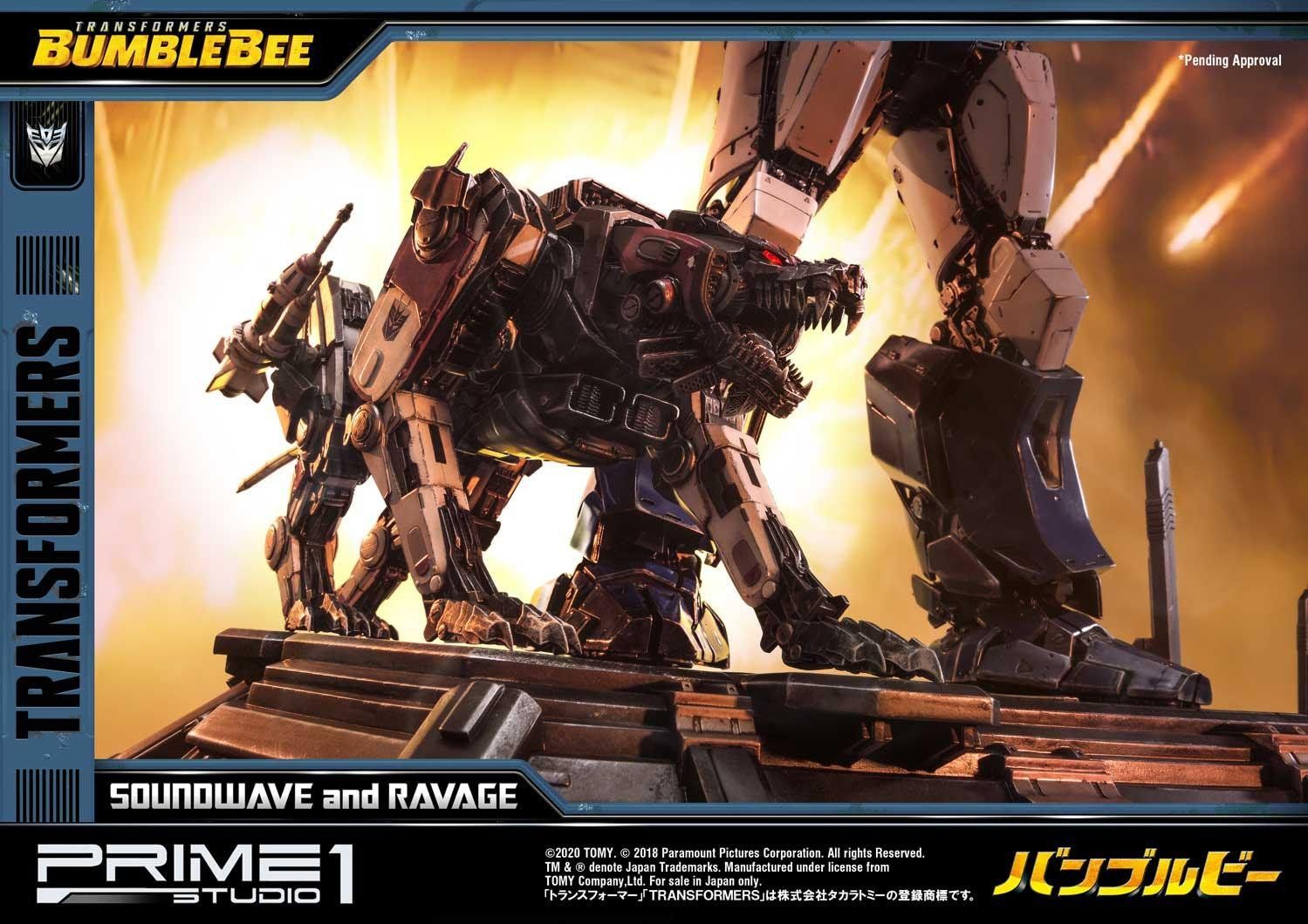 SOUNDWAVE RAVAGE(Liên Hệ) resin statue Prime1 studio anime figure