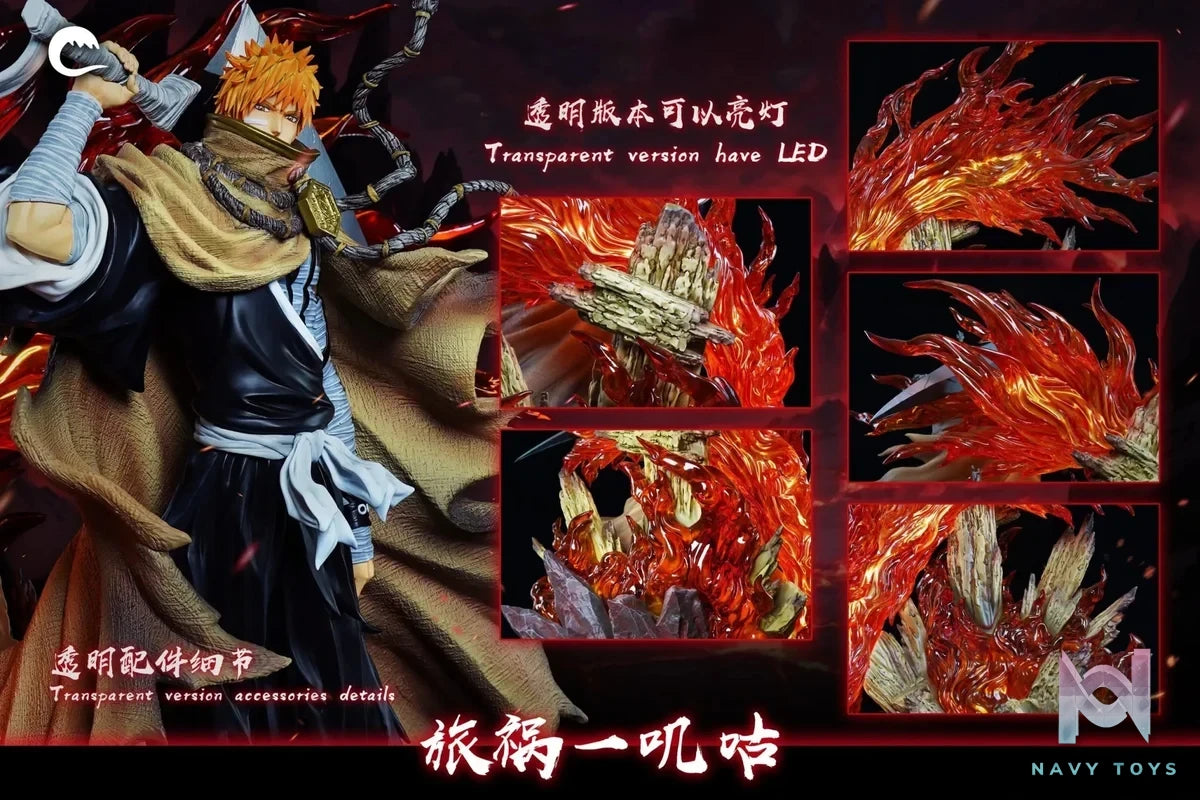 CHENG Studio - BLEACH Soul Society arc Ichigo Kurosaki resin statue Navy Toys anime figure