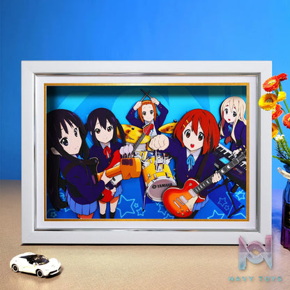 Yu Zhi Jiang Studio – K-ON! Multiple Characters Series #2 3D Decorative Painting K-ON!