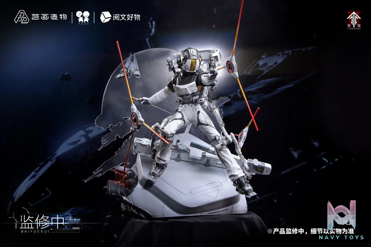 YueWenHaoWu X PPDF Studio – Ling Cage Bai Yue Kui Swift Extravehicular Operations Suit 1/6 Statue (Licensed)