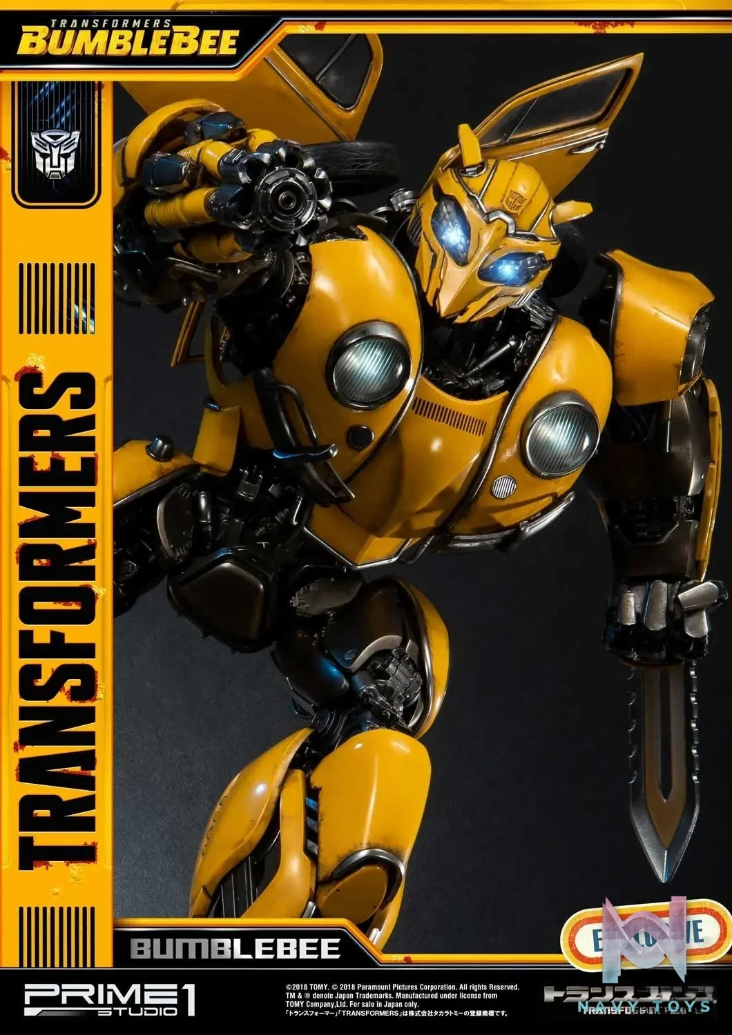 Prime 1 Studio – Museum Masterline Transformers: Bumblebee (Film) Bumblebee MMTFM-24 MMTFM-24EX MMTFM-24BD(Licensed)