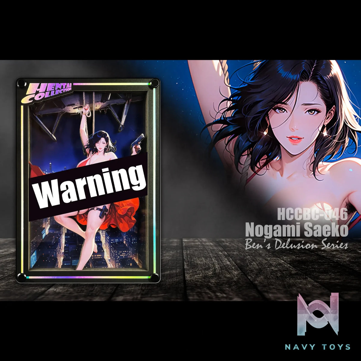 B&W Studio – Ben’s Delusion World Series Desktop Decor Card #46 Saeko Nogami City Hunter