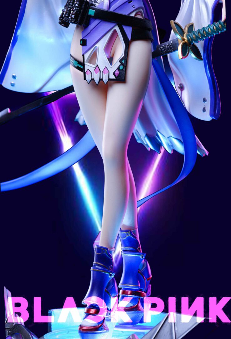 Cyber Punk Kocho Shinobu - Black Pink Studio resin statue black pink studio anime figure