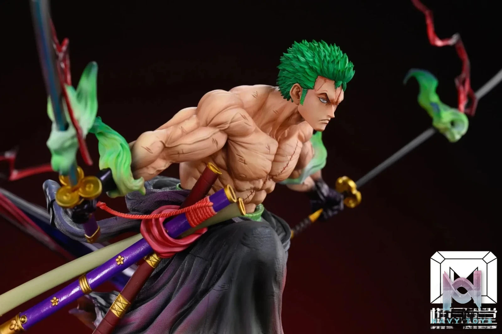 Model palace Studio - One Piece Roronoa Zoro resin statue Navy Toys anime figure