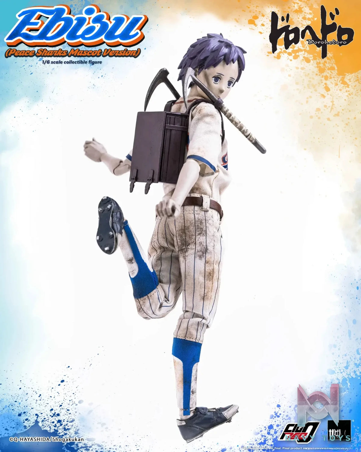 Threezero – Dorohedoro FigZero Ebisu (Peace Sharks Mascot Version) 3Z07150W0 (Licensed)