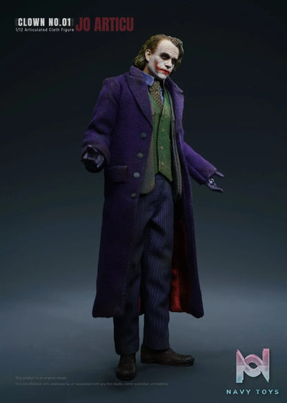JO ARTICU Studio – CLOWN No.01 1/12 Scale Cloth Outfit Articulated Figure DC Comics