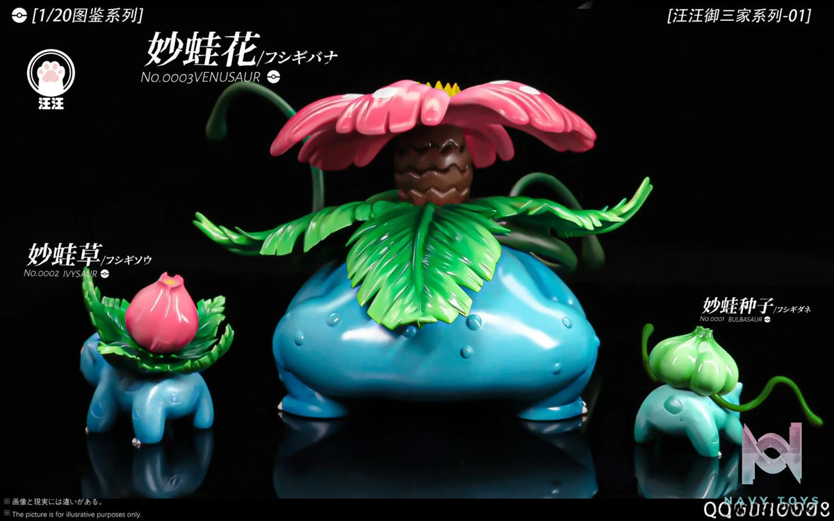 WangWang Studio – Pokémon Venusaur Evolution Set