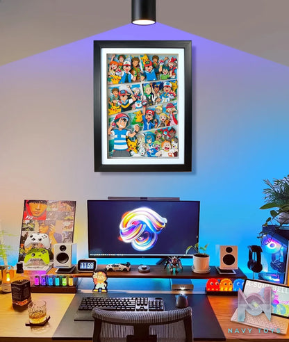 KALA HOME Studio – Pokémon Multiple Characters #05 3D Decorative Painting Pokémon