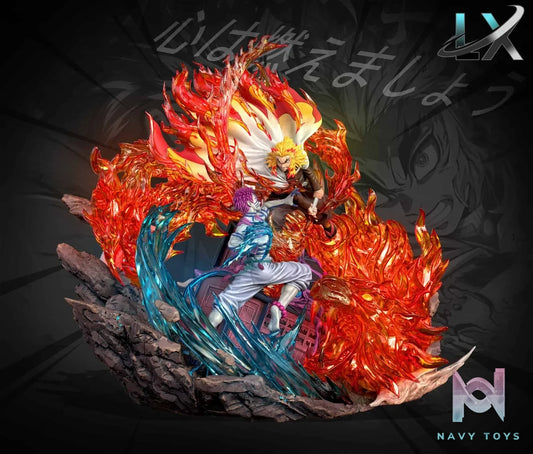 Rengoku Kyoujurou vs Akaza - LX Studio resin statue lx studio anime figure