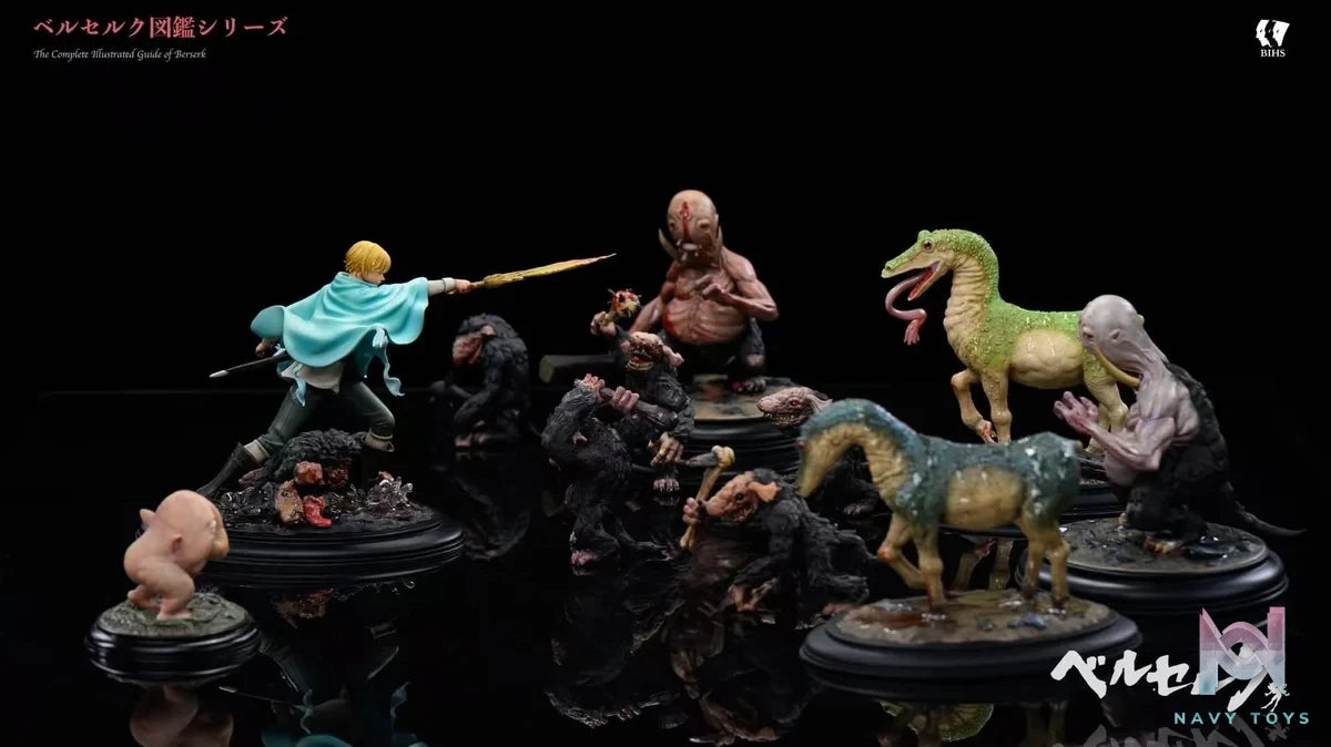 Serpico's Battle with the Beast of Darkness resin statue BIHS Studio anime figure