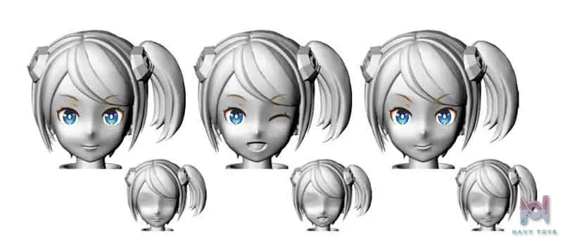 Hasegawa – A.S.G Girls EMO-X0022 “Aria” & X0024 “Ciel” 1/12 Plastic Model (Licensed)