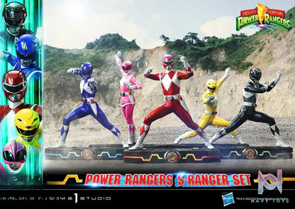 Prime 1 Studio – Premium Masterline Mighty Morphin Power Rangers Power Rangers 5-Ranger Set PMPWR-01 PMPWR-01DX PMPWR-01DXS (Licensed)