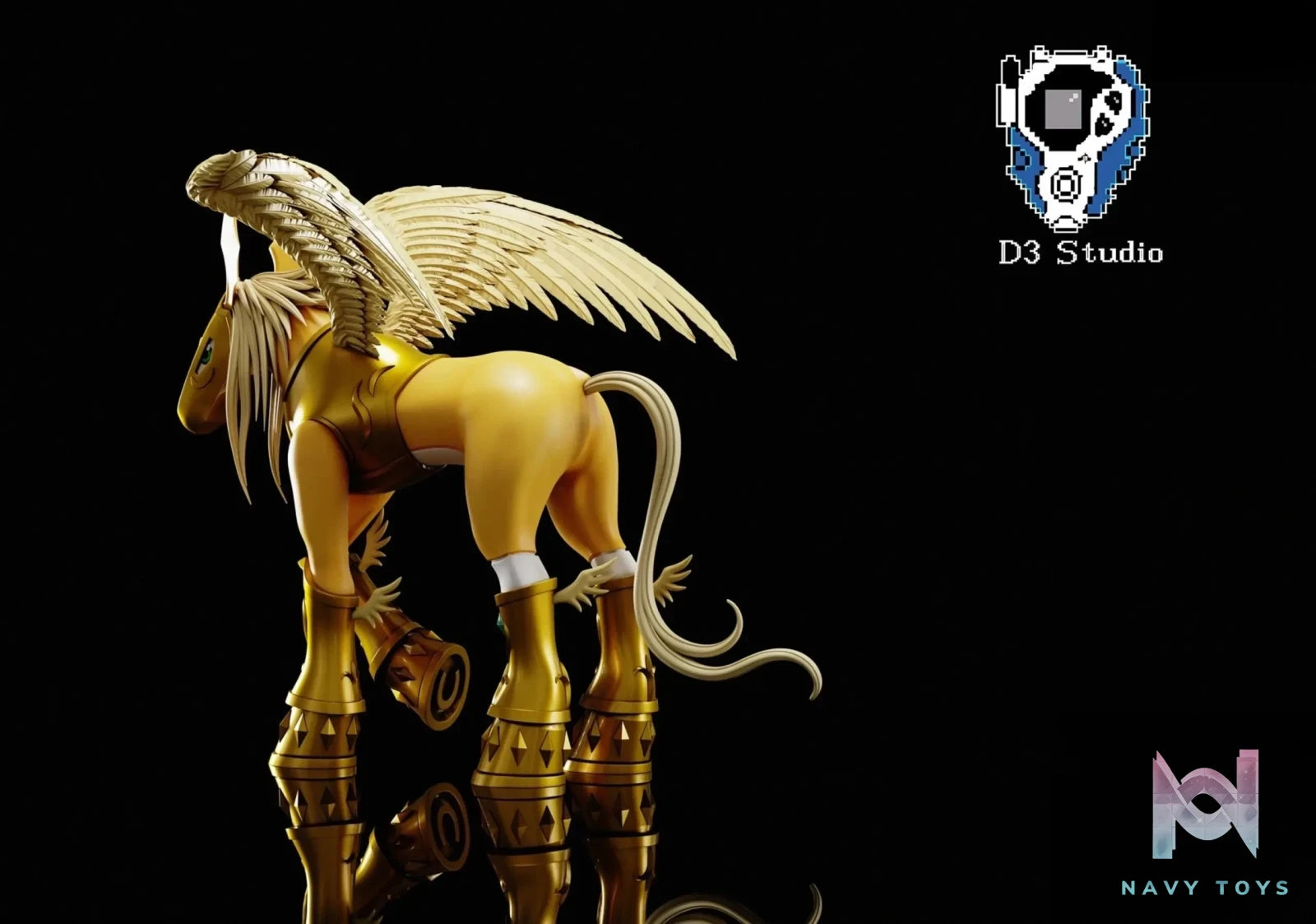 D3 Studio – Digimon Nefertimon And Pegasusmon