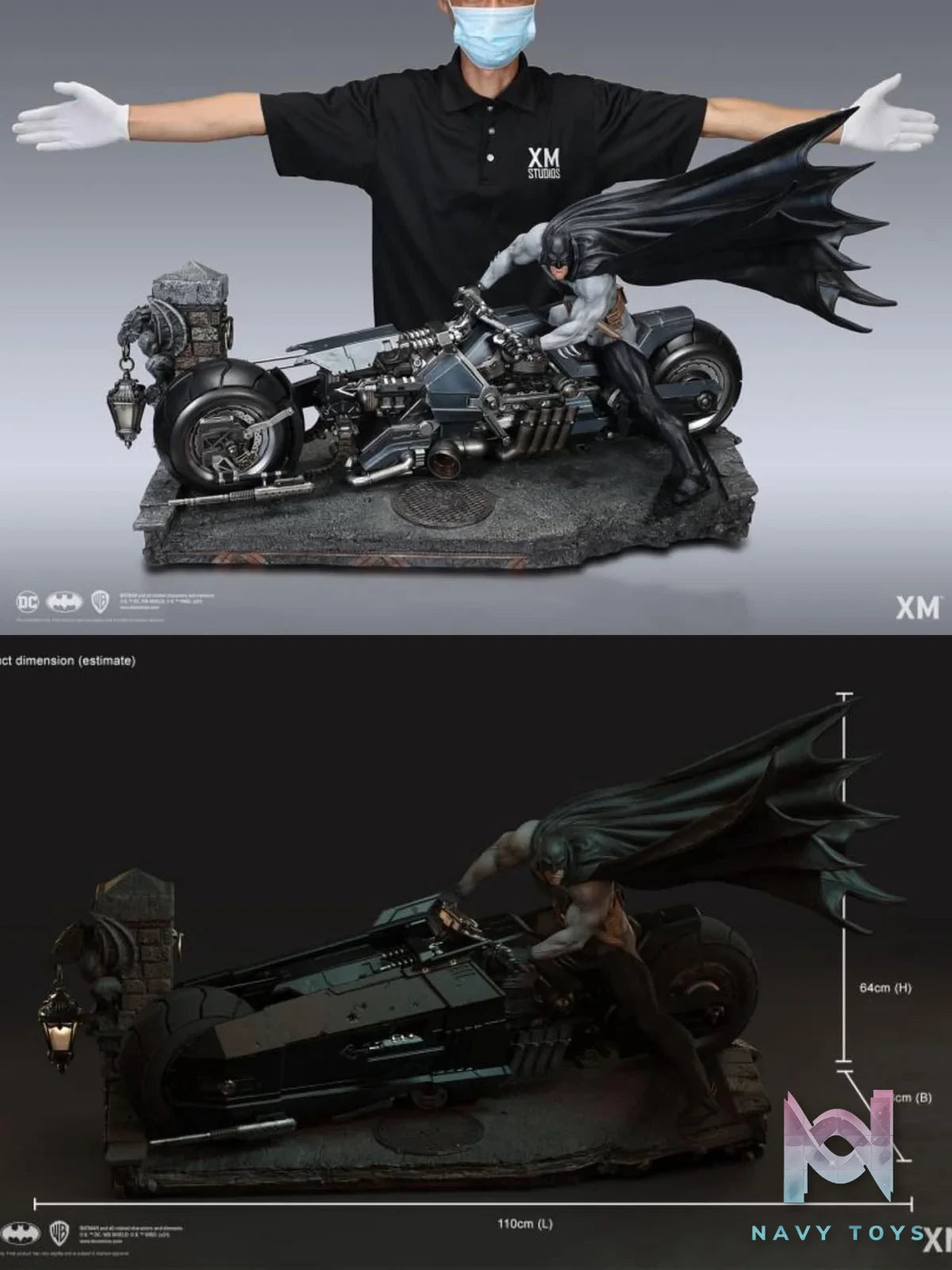 Batman resin statue xm studio anime figure