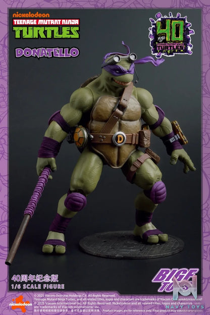 BIGFTOYS – TNMT Donatello 40th Anniversary Edition Action Figure BIGF-003 (Licensed)