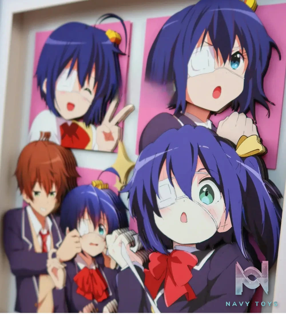 KALA HOME Studio – Takanashi Rikka X Togashi Yuta #02 3D Decorative Painting Love, Chunibyo & Other Delusions!