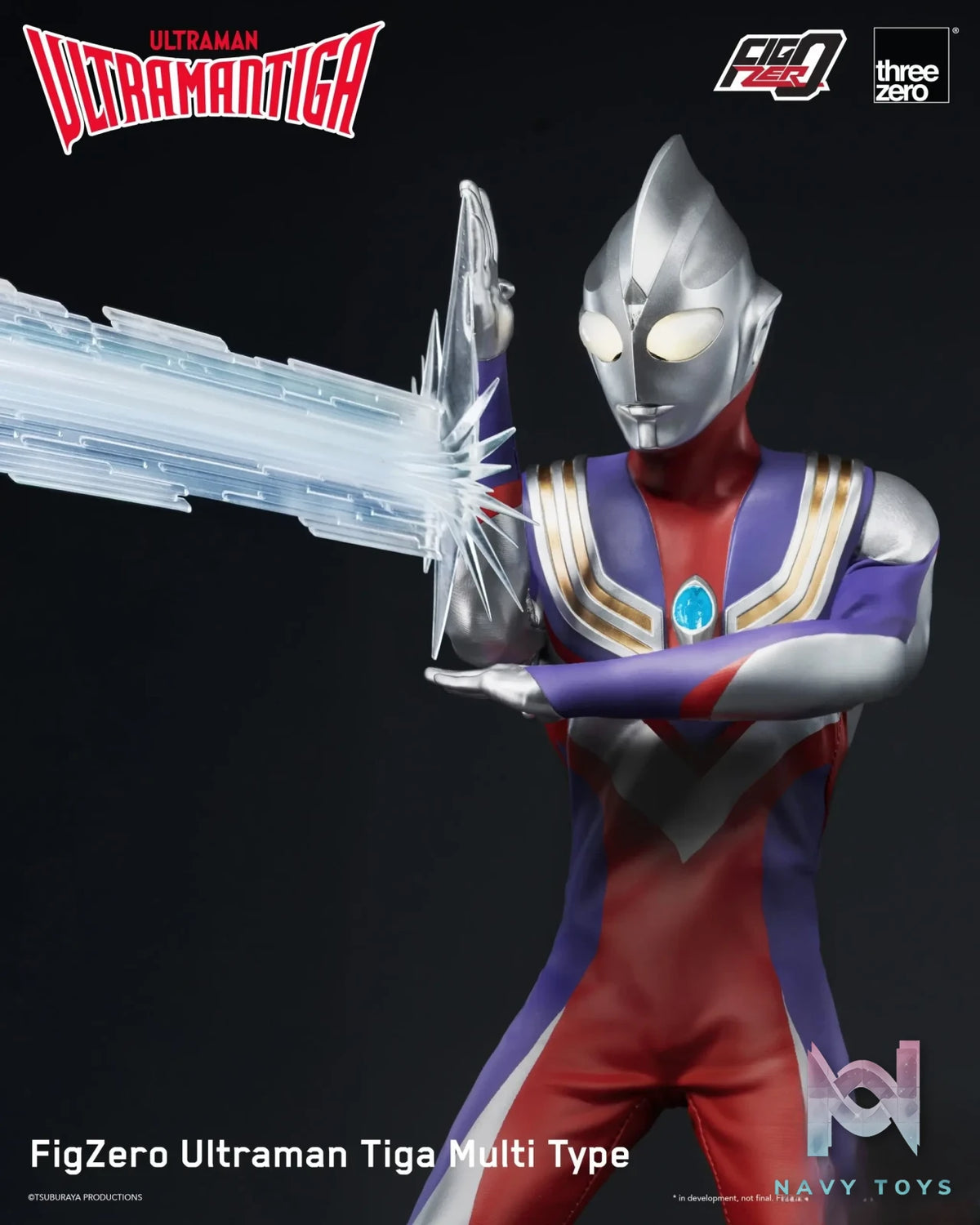 Threezero – Ultraman Tiga FigZero Ultraman Tiga Multi Type 3Z05670W0 (Licensed)