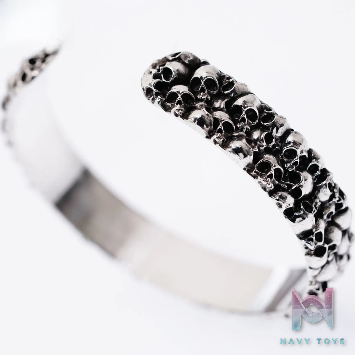Raven Studio (silver jewelry) – Original Exclusive “Impermanence” Vortex Skull Bracelet Original