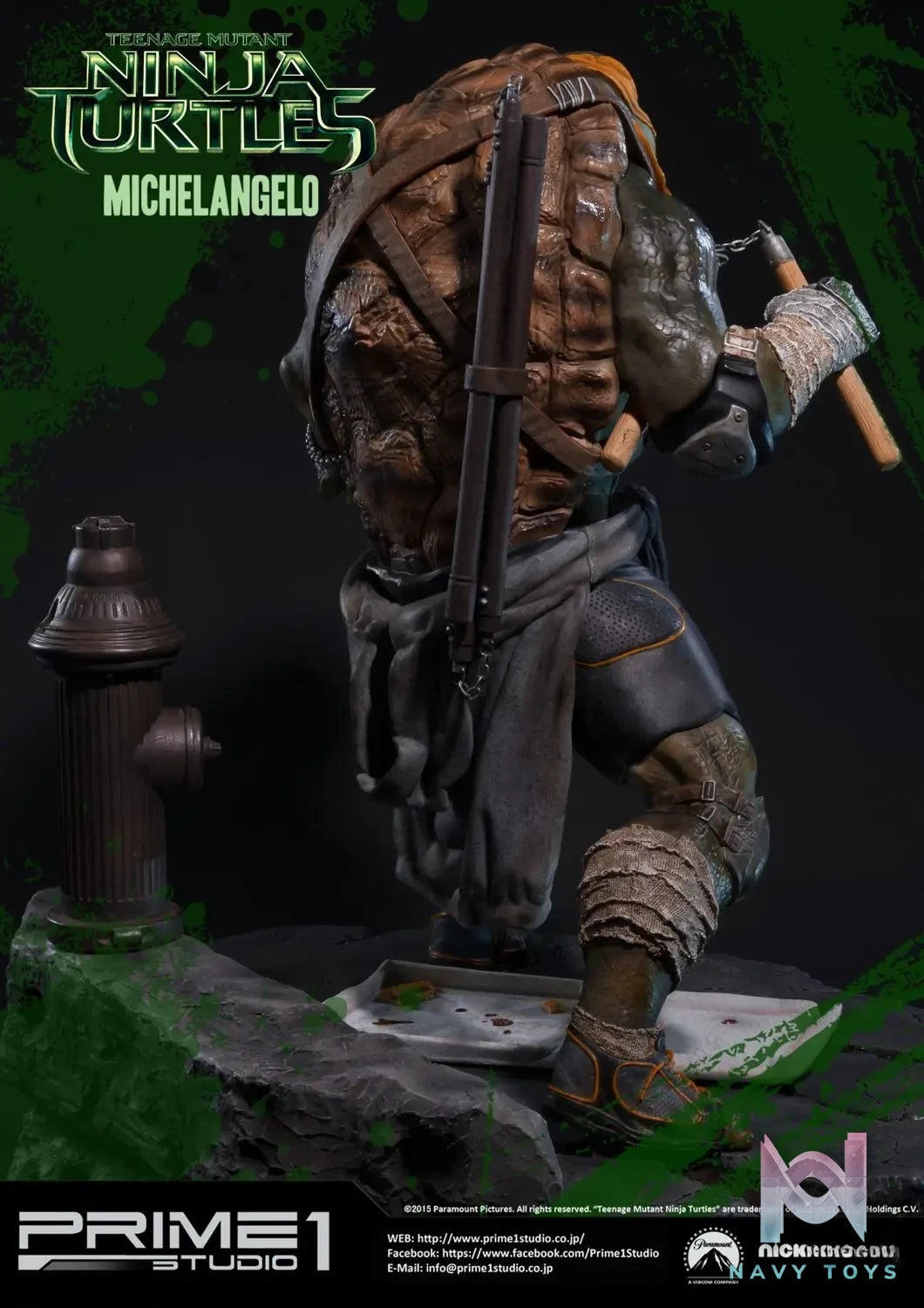 Prime 1 Studio – Museum Masterline Teenage Mutant Ninja Turtles (Film) Michelangelo MMTMNT-04 (Licensed)