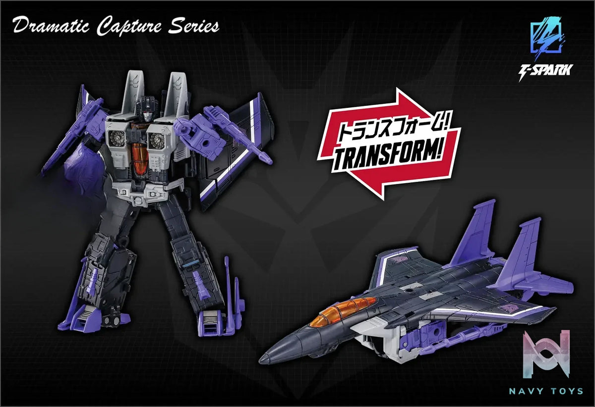 TAKARA TOMY – Transformers Dramatic Capture Series Decepticons part 2 DCS-06 (Licensed)