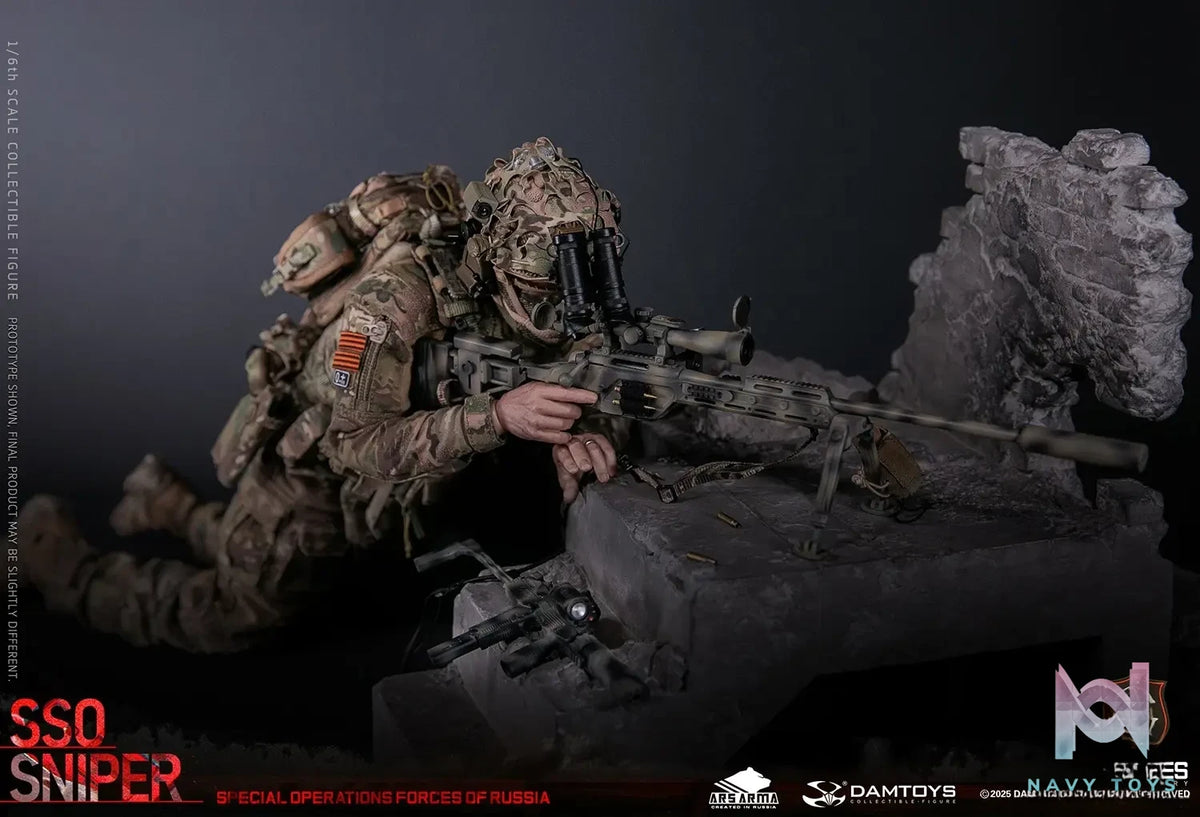 DAMTOYS – 1/6 Scale Russian Federation SSO Special Forces Sniper Item No. 78108 (Licensed)