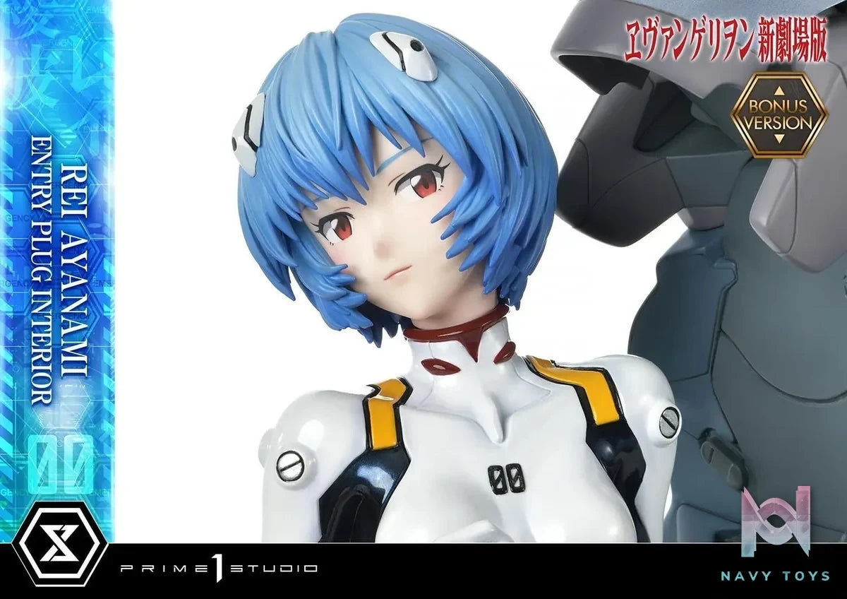 Prime 1 Studio - Ultimate Premium Masterline Evangelion(sinmov) Rei Ayanami (Entry Plug Interior) UPMEVA - 01 UPMEVA - 01S (Licensed) resin statue Navy Toys anime figure