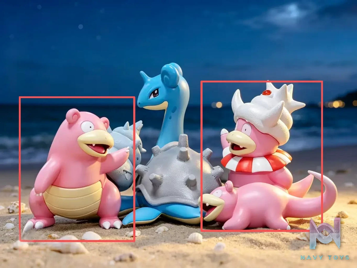 Sugar Cube Studio – Slowpoke Evolution Group Pokémon