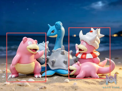 Sugar Cube Studio – Slowpoke Evolution Group Pokémon