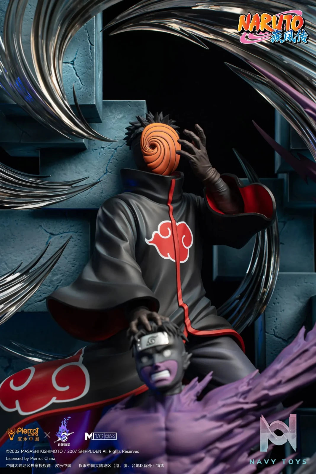 Pickstar Studio – “Naruto” Official License Uchiha Madara (Tobi) 1/6 Statue (Licensed)