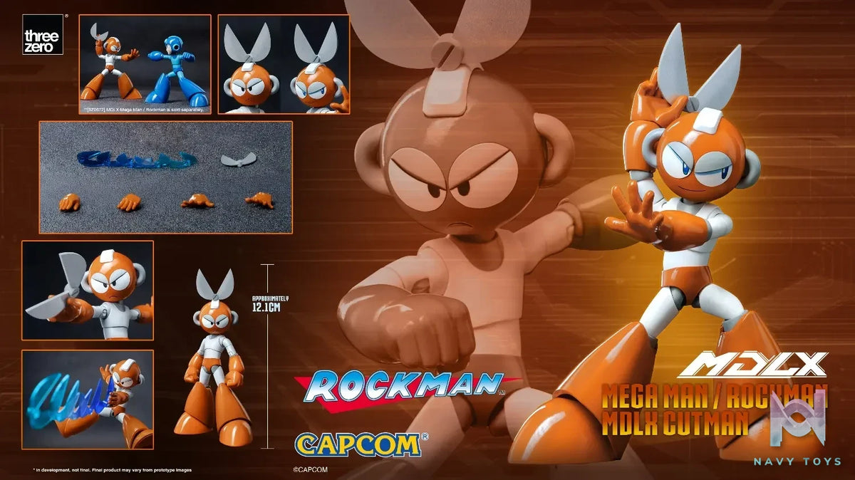 Threezero – Rockman / Mega Man MDLX Cutman 3Z08370A0 (Licensed)