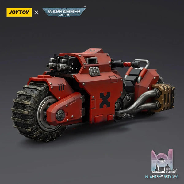 JOYTOY – Blood Angels X Space Wolves X Raven Guard Raider-pattern Combat Bike with twin-linked bolt rifles JT03752 JT03769 JT03776 (Licensed)