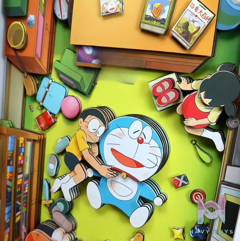 KALA HOME Studio – Doraemon Multiple Characters #04 3D Decorative Painting Doraemon