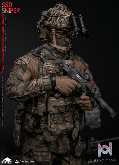 DAMTOYS – 1/6 Scale Russian Federation SSO Special Forces Sniper Item No. 78108 (Licensed)
