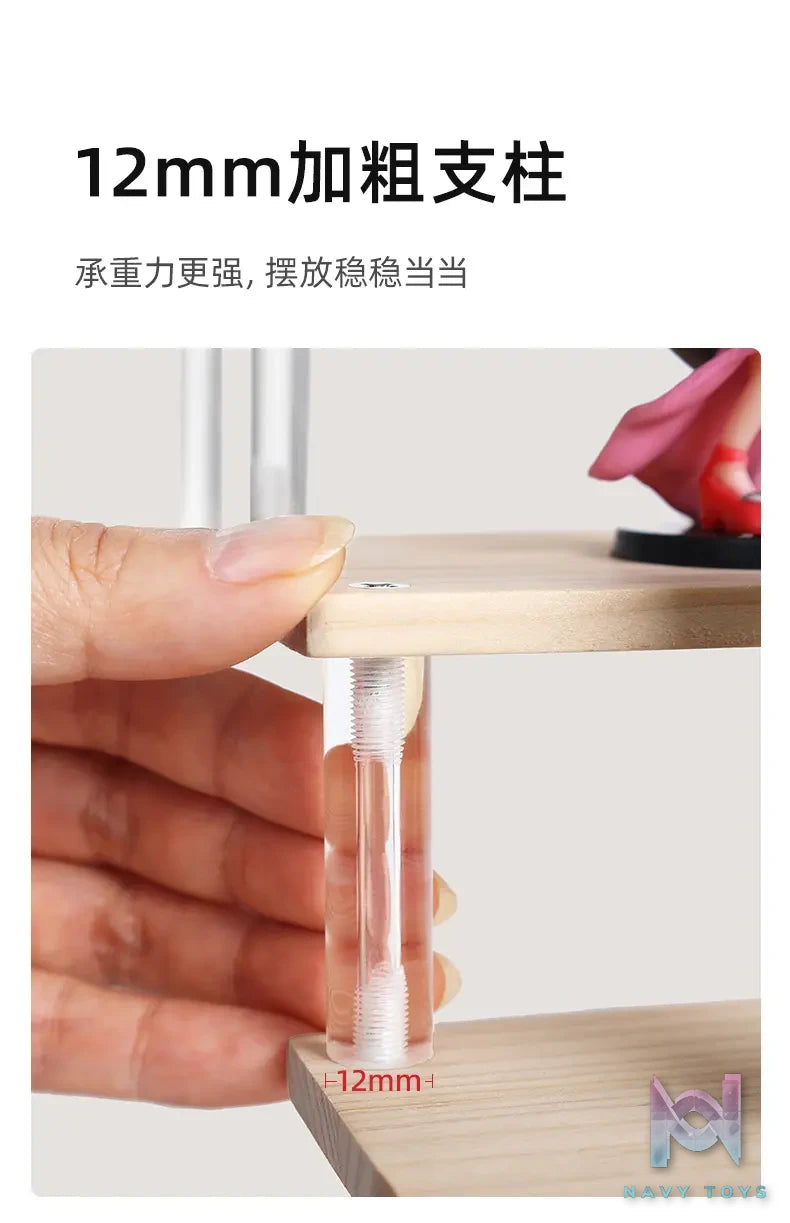 Showcase Factory – Acrylic Stair Display Stand for Nendoroids Blind Boxes Mini Figures
