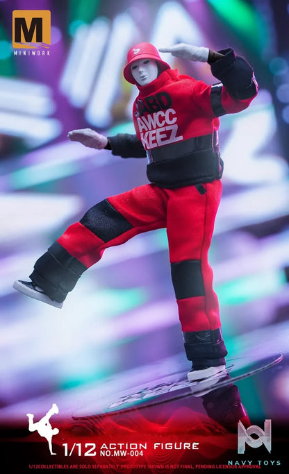 MINIWORK Studio – 1/12 Masked Dancer Action Figure NO.MW-004 JABBAWOCKEEZ
