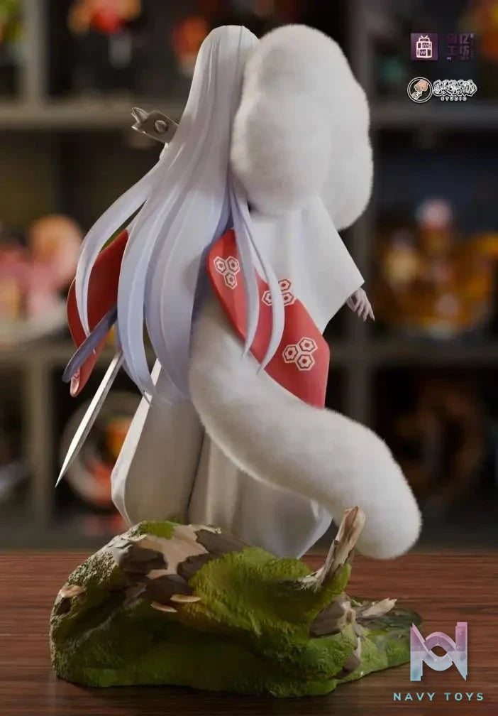 Memory Workshop Studio & Showhand Studio - Inuyasha Series 1 Sesshōmaru resin statue Navy Toys anime figure