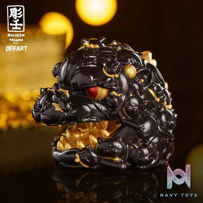OFFART & A Ren – OFFART X Horiren Red Flame Hundred Cats Mini – Black Gold Bust (Licensed)