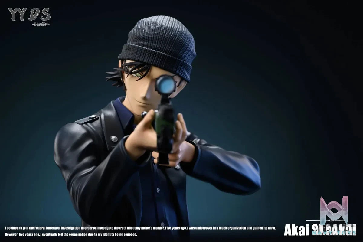 YYDS Studio - Detective Conan Raising Gun Series 4th Akai Shūichi resin statue Navy Toys anime figure
