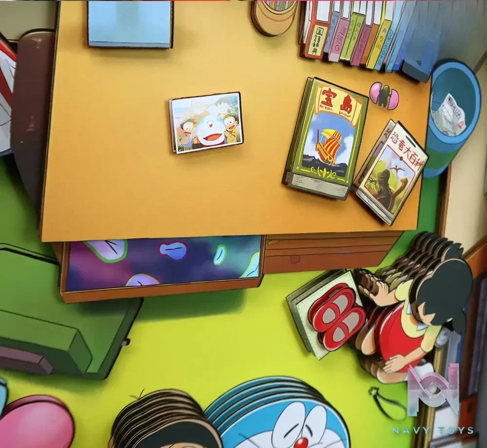 KALA HOME Studio – Doraemon Multiple Characters #04 3D Decorative Painting Doraemon