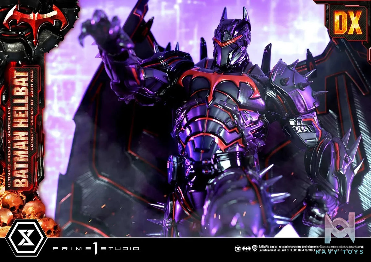 Prime 1 Studio – Ultimate Premium Masterline Batman (Comics) Batman Hellbat Concept Design by Josh Nizzi UPMDC-06 UPMDC-06DX UPMDC-06DXS (Licensed)