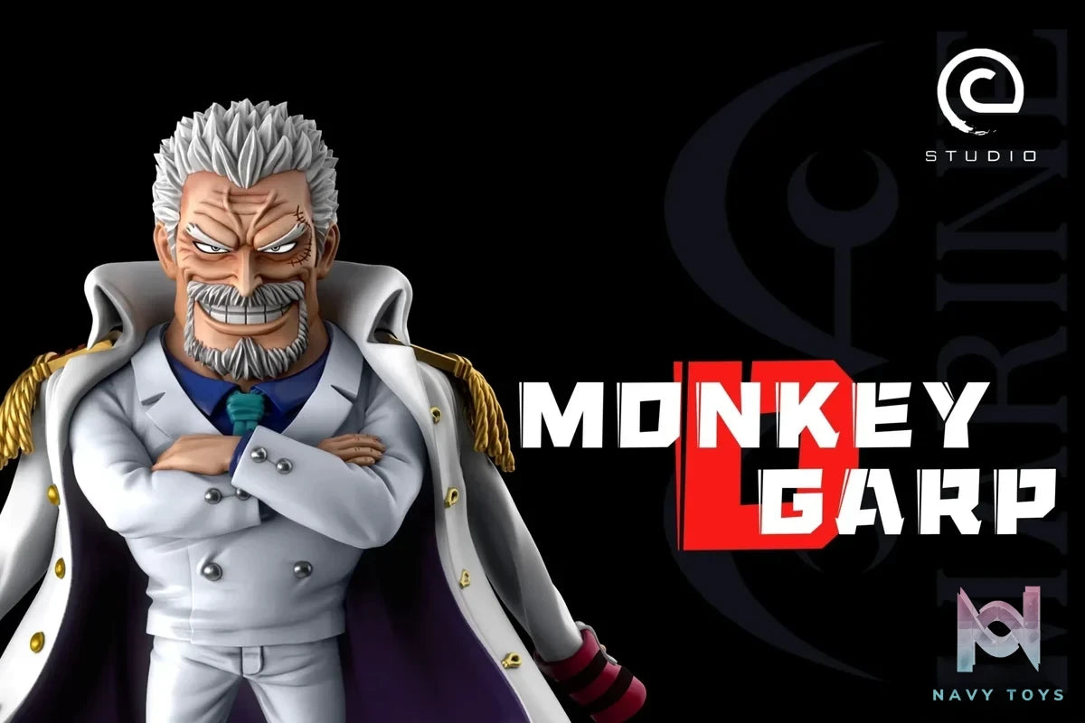 C Studio - One Piece Navy Series Hero of the Marines Monkey D. Garp resin statue Navy Toys anime figure