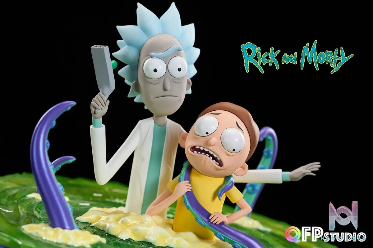 Rick and Morty resin statue OFP Studio anime figure