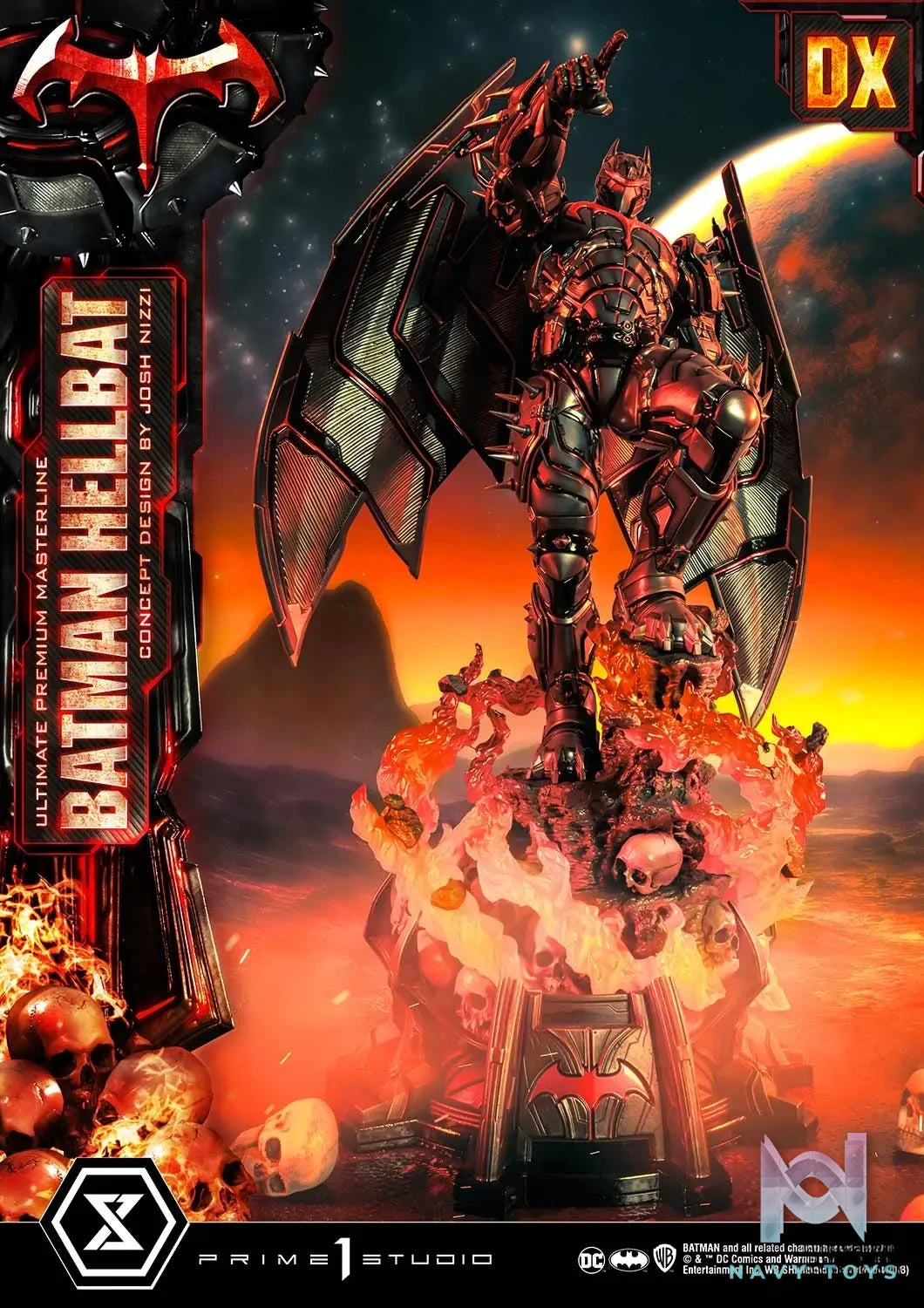 Prime 1 Studio – Ultimate Premium Masterline Batman (Comics) Batman Hellbat Concept Design by Josh Nizzi UPMDC-06 UPMDC-06DX UPMDC-06DXS (Licensed)