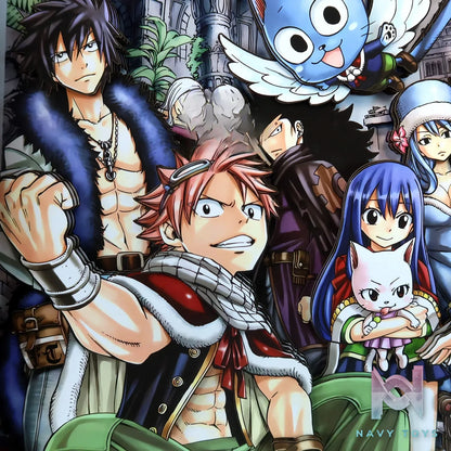 KALA HOME Studio – Fairy Tail Multiple Characters #01 3D Decorative Painting Fairy Tail