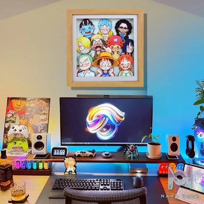 KALA HOME Studio – One Piece Multiple Characters #11 3D Decorative Painting One Piece