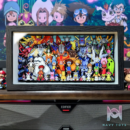 KALA HOME Studio – Digimon Multiple Characters #07 3D Decorative Painting Digimon