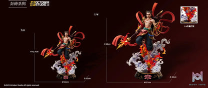 Shi Yue Wu Tong Studio – Fengshen Series Nezha Dual Proportion Limited Statue (Licensed)