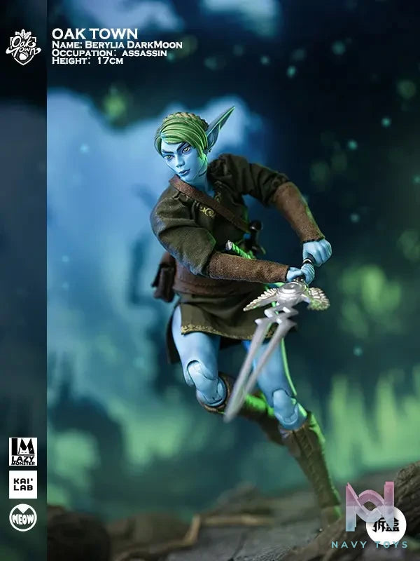 Lazy Monster Studio – Oak town Berylia Dark Moon Assassin & Sorceress (Licensed)