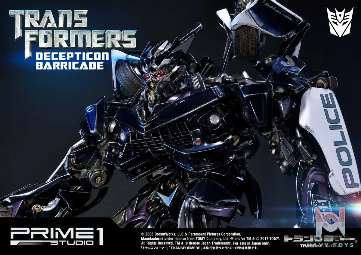 Prime 1 Studio – Museum Masterline Transformers (Film) Decepticon Barricade MMTFM-15 (Licensed)